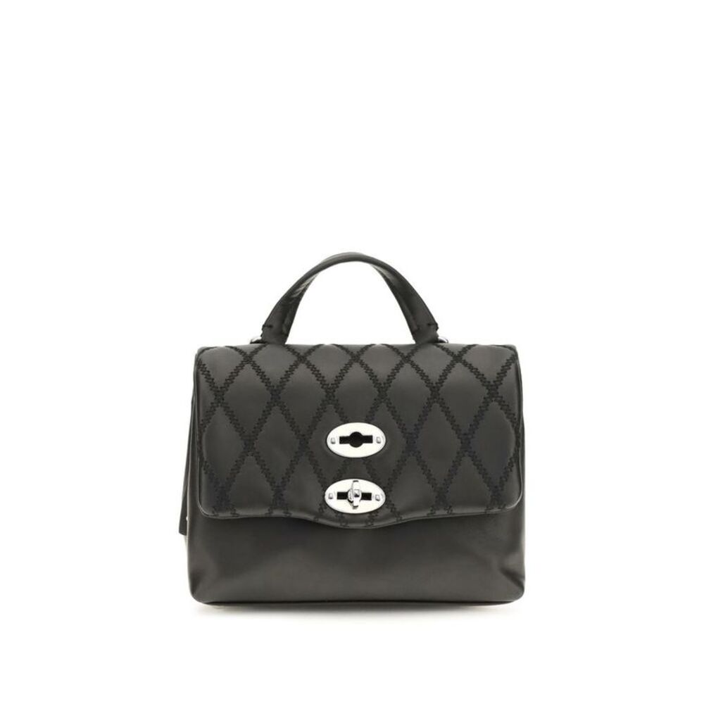Zanellato Black Calf Leather Bos Taurus Women's Handbag